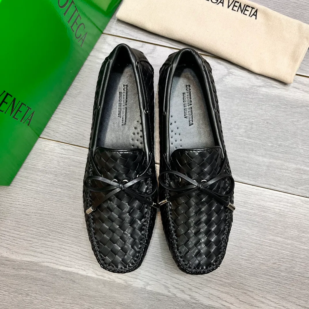Factory price 440💵BV new men's shoes original replica👉👉High-end men's casual beanie shoes/💞driving shoes! 🔊Upper imported cowhide woven, ☑️Sheepskin lining, one-step design, light and smart ☮☮Suitable for all kinds of travel, exclusive new style, real shot, size 38-44, (45 can be customized)